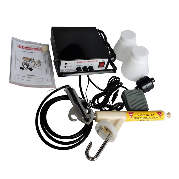Automatic Powder Coating Machine Electrostatic Air Paint Sprayer Gun Adjustable