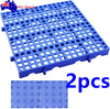 2x 40*40*3cm Plastic Pallets for Basement Garage Supermarket Storage Waterproof