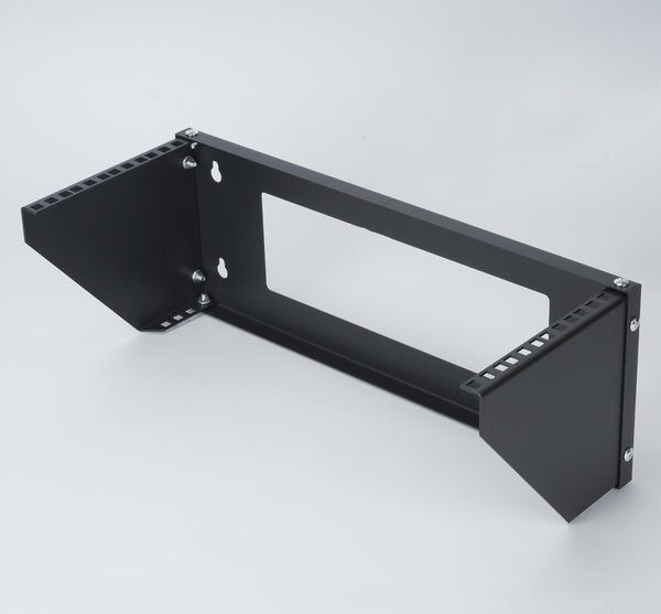 19'' Vertical Wall Mount Steel Under-desk Server Rack Bracket Office Home