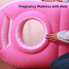 Pregnancy Mattress Inflatable Pillow Full Body Maternity Airbed with Hole Gifts