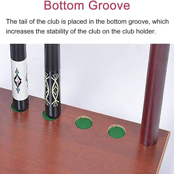 Wooden Pool Billiard Corner 7 CUE STAND Rack Durable Pool Cue Rack Holder AU