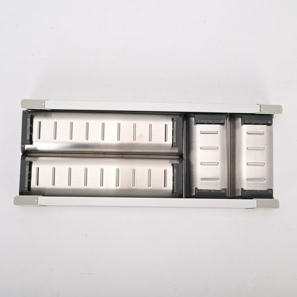 Drawer Organiser Stainless Steel Kitchen Cabinet Cutlery Utensil Holder Tray