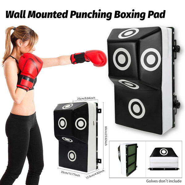 Wall Mount Boxing Punching Bag 6 Targets for Home Gym MMA Training Adjustable