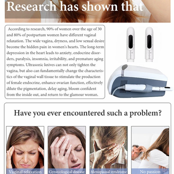 Professional Ultrasound Vaginal Tightening Machine Intensive Rejuvenation Skin