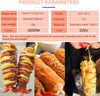Commercial Electric Deep Fryer 12L Cheese Hot Dog Fryer Corn Dogs&Chip Cooker
