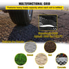 9x17ft Geo Cell Honeycomb Soil Retainer Gravel Grid for Pathway Yard Landscaping