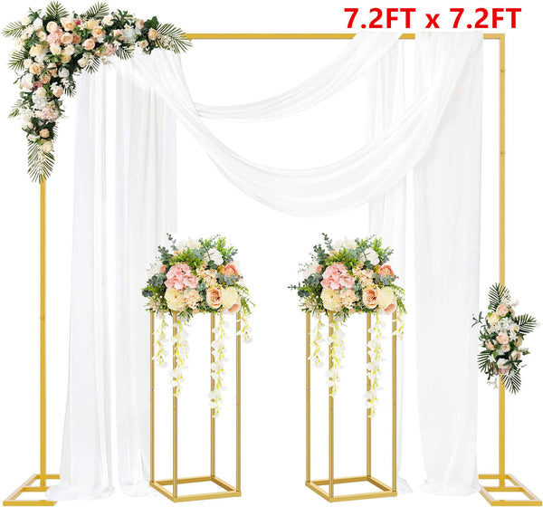 3x Metal Wedding Arch Backdrop Stand Wedding Ceremony Flower Holder Frame AU