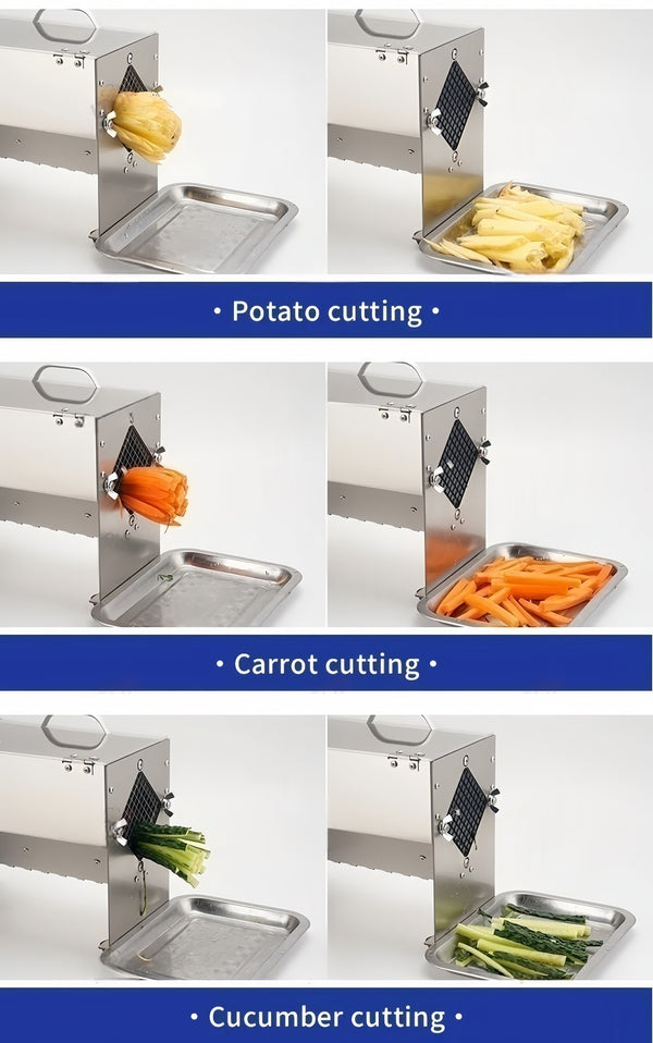 Electric French Fry Cutter Potato Deep Fryer Basket Strainers Fry Food Skimmer