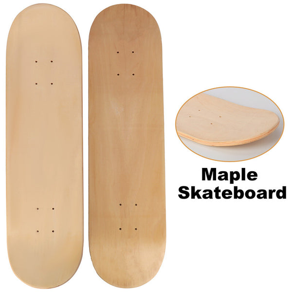 5pcs 8" Blank Skateboard Decks Natural Maple Skate Board Deck Double Concave AU