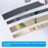 Wall Trim Peel Stick Molding Trim Frame Self Adhesive Stainless Steel Strip Trim