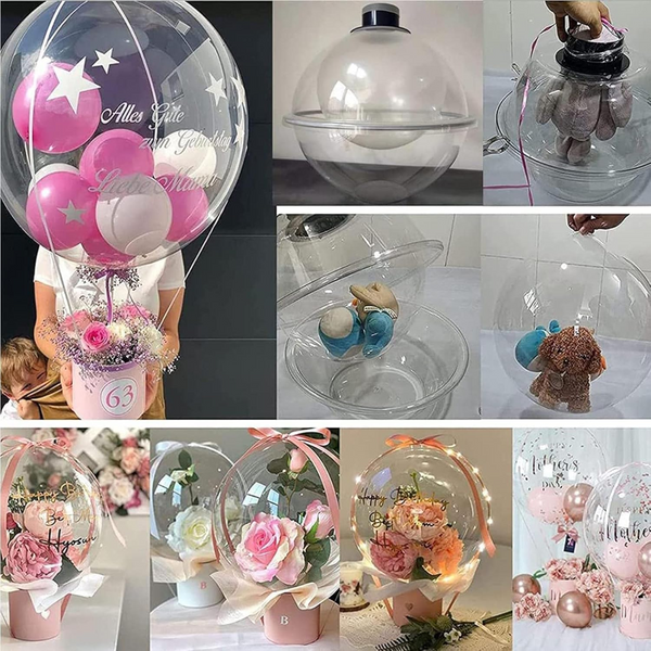 7pcs Balloon Stuffing Machine w/ Air Pump Balloon Expander Creative Gift Making