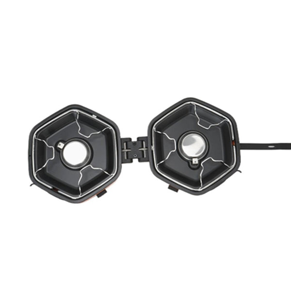 Outdoor Camping Portable Gas Stove Adjustable 2 Burners Foldable With Carry Bag