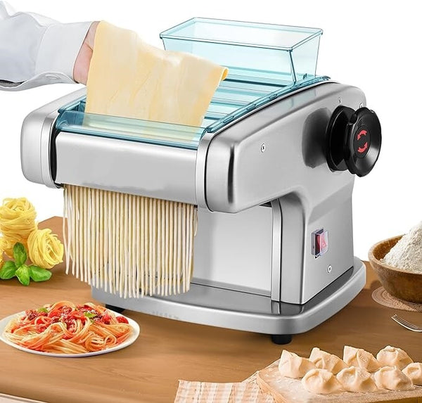 2 in 1 Electric Pasta Maker 3 Blades Electric Noodle Machine Dumpling Skin Maker