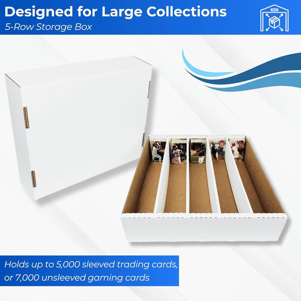 LPG Cardboard 3200ct Trading Card Storage Box with Lid for Tcg Mtg Sports Cards
