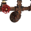 Vintage Water Pipe Lamp 3-Head Steampunk Wall Fixture Home Decro Xmas Gifts AU