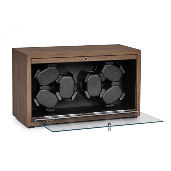 Automatic Rotation Watch Winder 4 Rotating Modes&6 Watch Slots For Xmas Gift AU