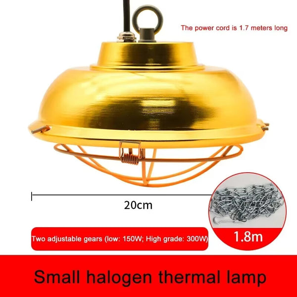 300W Heat Lamp for Chicken Coop Waterproof Brooder Heater for Chick,Duck,Poultry