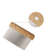 Dough Bench Scraper Stainless Steel Wooden Handle Cake Slicer Pastry Cutter AU