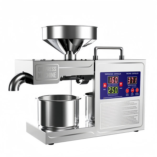 820W Automatic Oil Press Machine Commercial Home Oil Expell Stainless Steel 220V