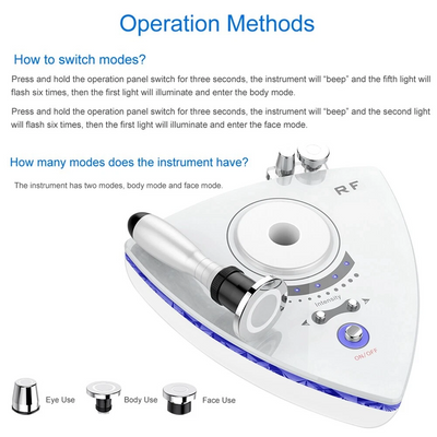 Portable RF Radio Frequency Facial Wrinkle Removal Skin Rejuvenation Machine NEW