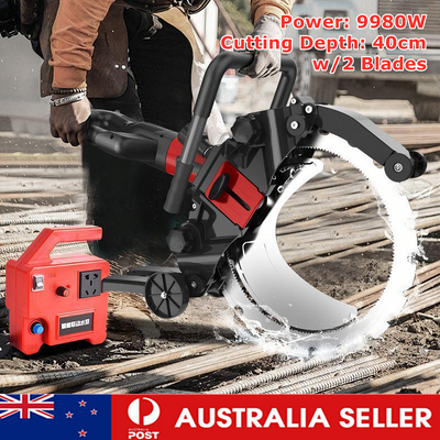 9980W Concrete Cutting Ring Saw Cement Road Concrete Wall Cutting Machine 40cm