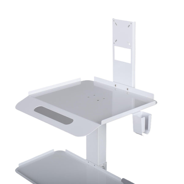 Medical Trolley Cart Height Adjustable with Laptop Tray Oral Scanner Holder AU