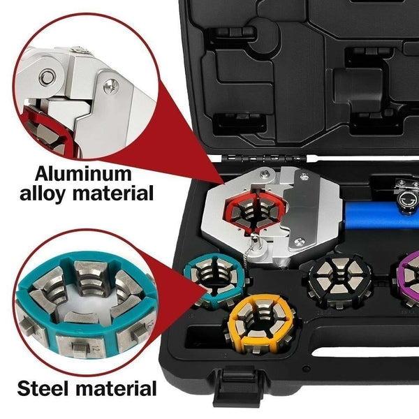71500 Hydraulic Hose Crimping Tool AC Hose Crimper Kit Air Conditioning Fittings