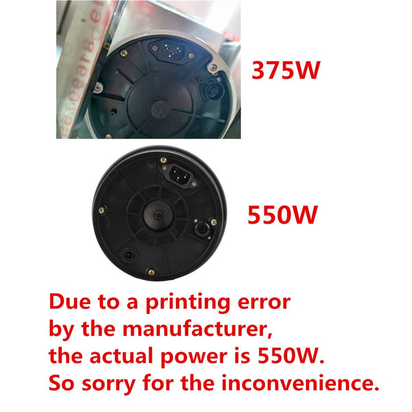 4000RPM Food Waste Sink Disposal Garbage Disposal for Kitchen Sinks 550W 2000ML
