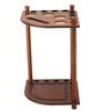 Pool Cue Rack Solid Wood Pool Stick Holder Floor Stand Holds 8 Pool Billiard Cue