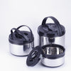 Stainless Steel Hot Cold Food Insulated Casserole Hot Pot Set of 3 (2.5L,5L,8L)