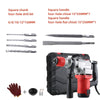 Electric Rotary Hammer Drill Demolition Jack Hammer Kit With Chisels Drill+SDS