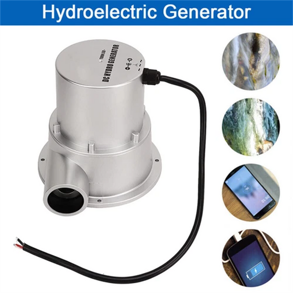 100W WaterTurbine Portable Power Hydro Electric Generator HydroelectricGenerator