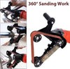 220V Pipe Tube Polisher Sander Belt Sander Grinder Machine w/50pcs Sanding Belts