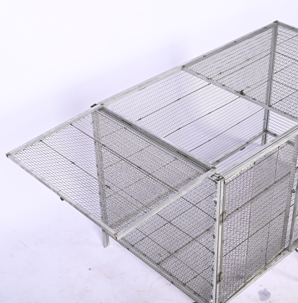 Poultry Cage Chicken Coop With Trough For Farming Breeding And Poultry Raising
