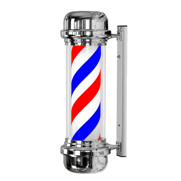 90cm Hair Salon Sign Barber Pole Light Rotating Classic Signs for Hair Salon AU
