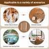 Wooden Sauna Backrest Sauna Accessories  Slip-Resistant Infrared Sauna Chair
