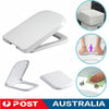 Heavy Duty Square Toilet Seat Soft Close Quick Release Easy Cleaning Bathroom AU