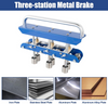 Three-Station Edge Roller Bender 0-90° Bending Angle Bending Metal Roofing Tool