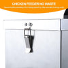 Automatic Poultry Feeder Box 30 lbs Turkeys Chicken Feeder Box Weatherproof