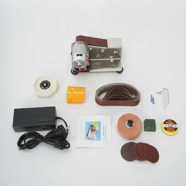 Electric Sander Polishing Machine Belt Sander Sharpener Table Bench Grinder AU