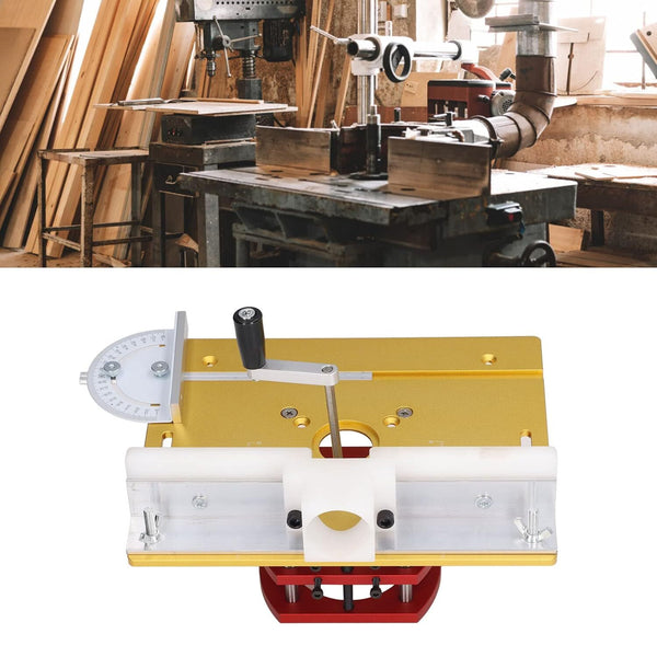 Aluminum Alloy Router Lift Table Router Lifts Base for 64-66mm Diameter Motors