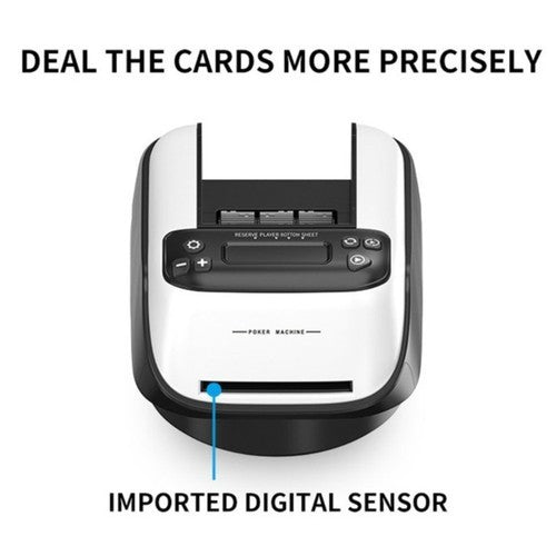 2in1 Automatic Card Shuffler and Dealer Machine 360° Rotating Deal Poker Sorter