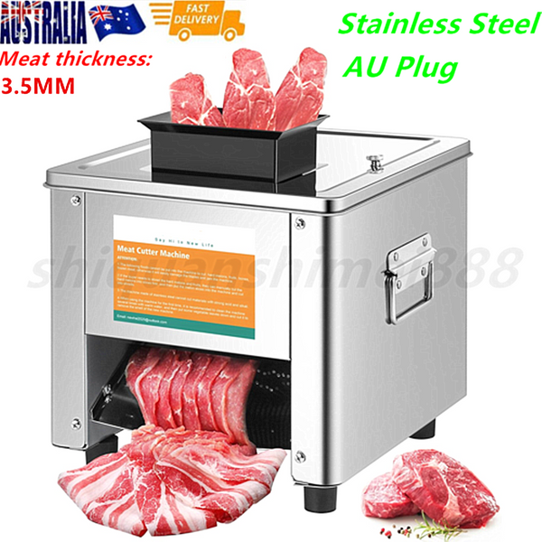 850W Meat Cutter Machine 3.5mm Electric Meat Slicer Shredded Cutting Machine AU