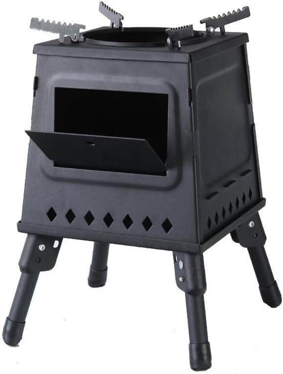 Camping Wood Stove Portable Wood Burning Stove Folding Camp Heat Outdoor Stove