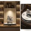 13.8inch Motorized Rotating Turntable 15KG Load 360° Rotating Display Stand AU
