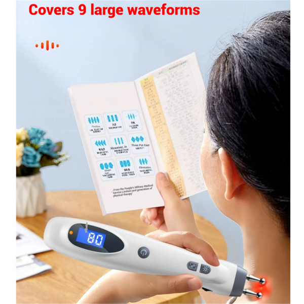 Electronic Acupuncture Pen Meridian Acupressure Point Massage Pulse Therapy