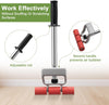 Floor and Wall Roller for Vinyl Flooring Heavy Duty Handle Rubber Nylon Wheels