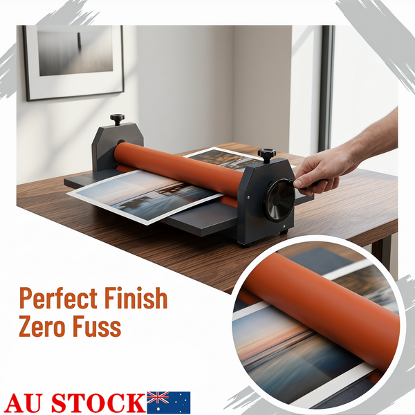 70CM Cold Laminator Machine Photos Laminating Machine Hand-cranked Peritoneal AU