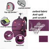 19'' Wheeled Rolling Backpack for Men Women Business Laptop Travel Bag AU
