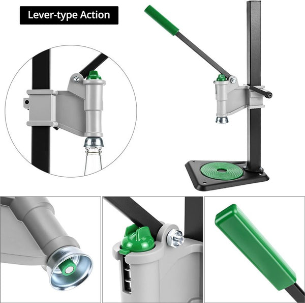 Manual Bottle Capper 26-29mm Home Brewing Beer Bottle Capper Auto Lever Bench AU